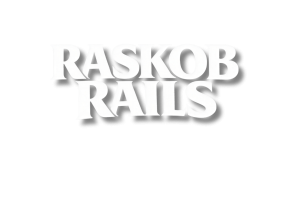 Raskob Rails Logo